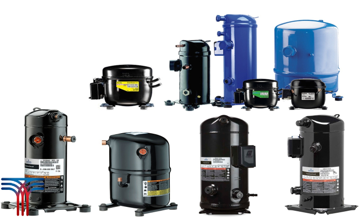 انواع کمپرسور های VRF