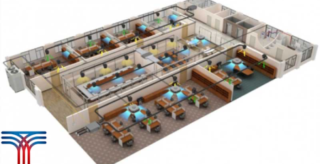 پروژه اجرای مراحل لوله کشی VRF