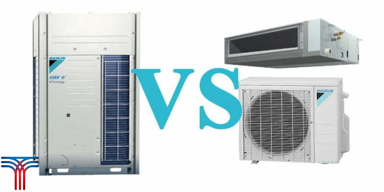 مقایسه فرق vrf و داکت اسپلیت