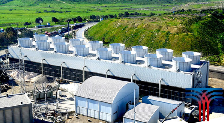 مقدار استفاده آب در برج‌ خنک‌ کننده