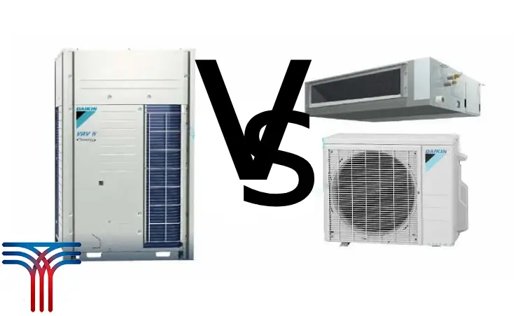 مقایسه هزینه نگهداری و نصب VRF با داکت اسپلیت