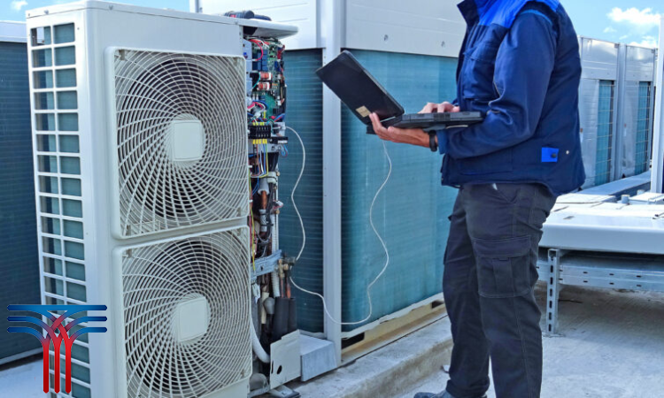 مراحل تنظیم سیستم VRF در ساختمان های تجاری اداری