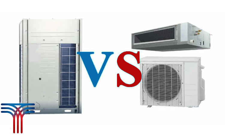 اسپلیت مرکزی VRF و سیستم‌های تهویه مطبوع سنتی