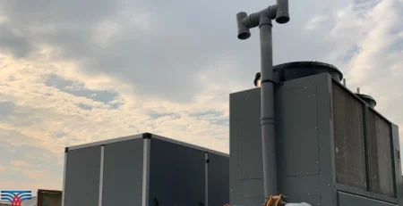 پمپ داون کردن چیلر تراکمی