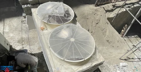 چیلر تراکمی هوا خنک یکپارچه و دوپارچه