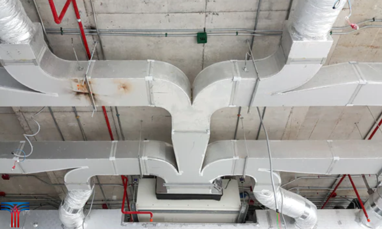 اجزا و قطعات داخلی داکت اسپلیت