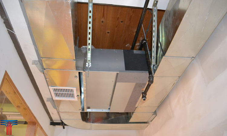 اجزا و قطعات داخلی داکت اسپلیت