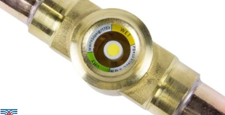 نشانگر شیشه ای و رطوبت در تهویه مطبوع و تبرید