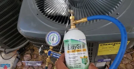 نشانه کمبود گاز مبرد در اسپلیت