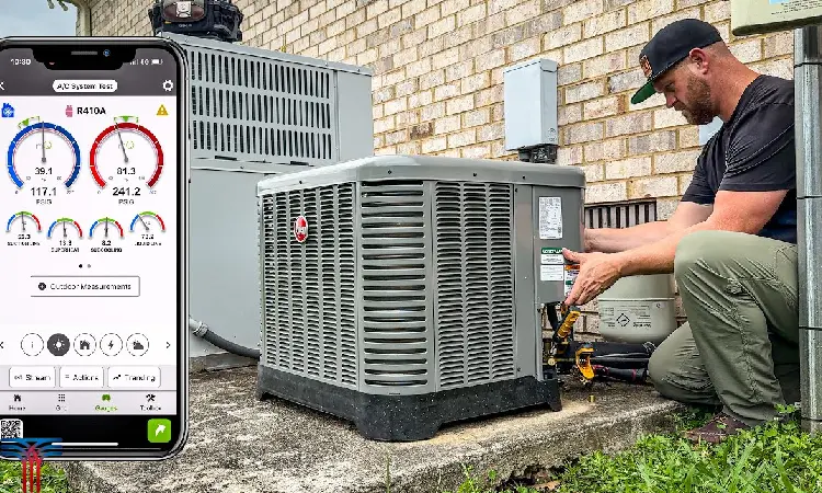 نشانه کمبود گاز مبرد در اسپلیت