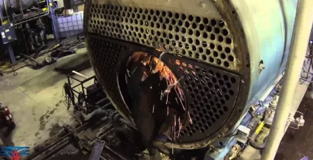 تعویض پره دیگ موتورخانه