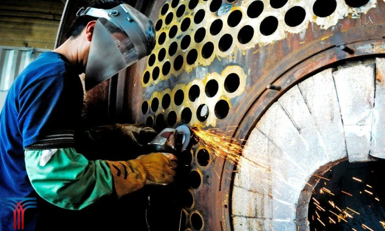 تعویض پره دیگ موتورخانه