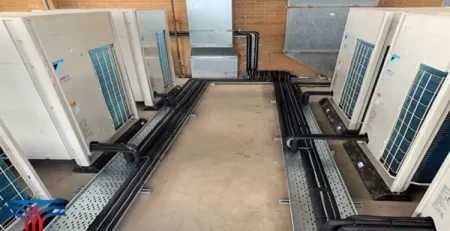حداکثر طول لوله کشی VRF چقدر است؟